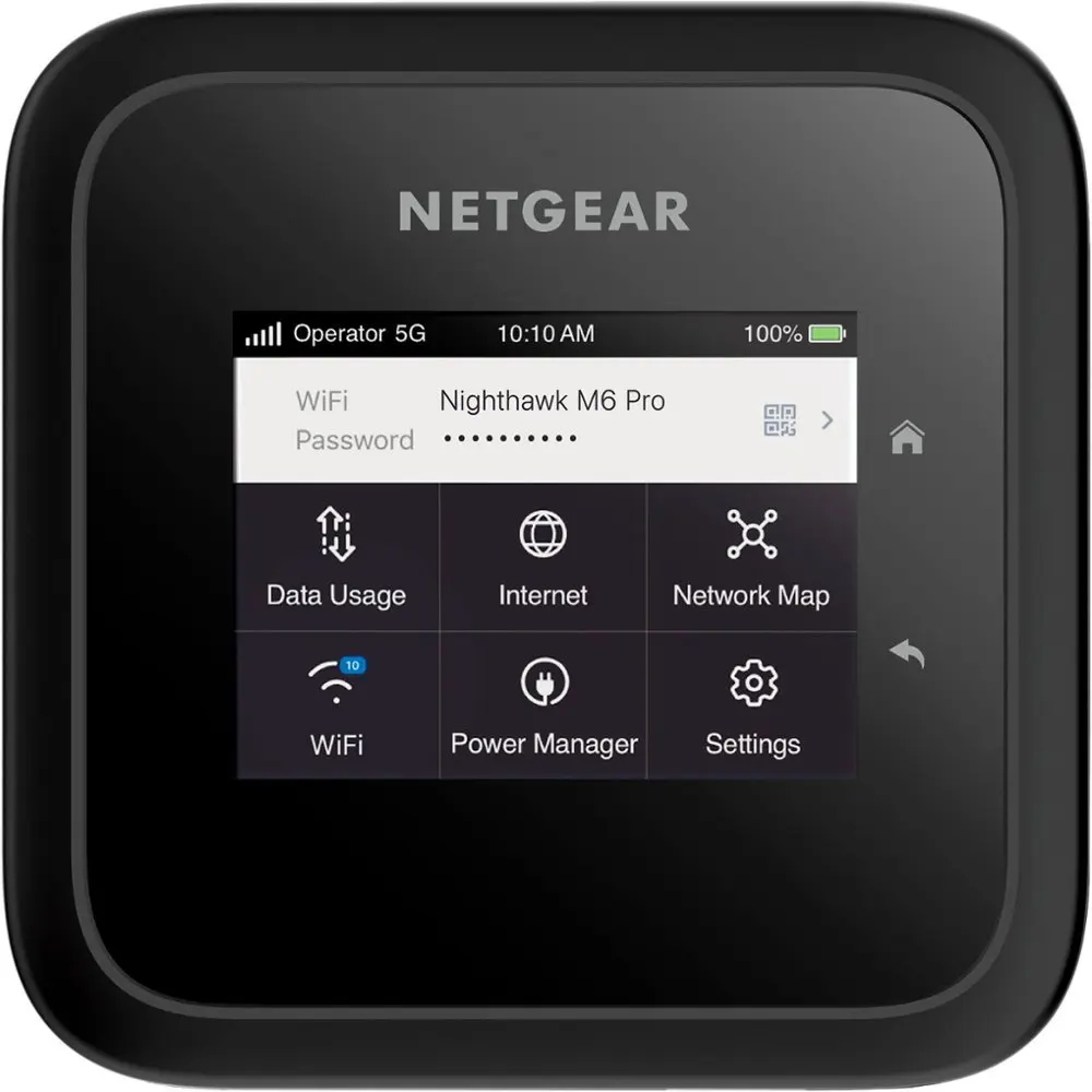 NETGEAR - Nighthawk M6 Pro 5G mmWave Wi-Fi 6E Hotspot - Blac
