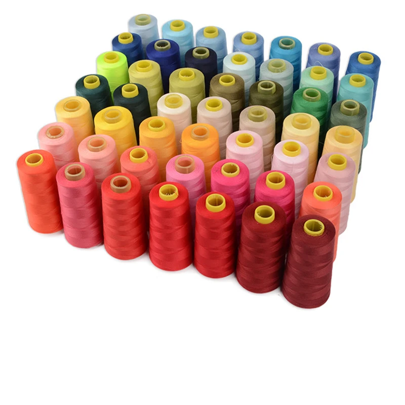 

Оптовая продажа, швейная нить 3000 ярдов/402 полиэстер, высокоскоростная копировальная линия, швейная нить/швейная машина-лучшая