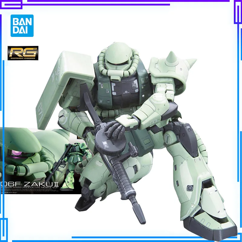 

Набор моделей для мобильного телефона Gundam Zaku, оригинальные RG 04 1/144 Gunpla 0079 фигурки героев аниме Assemby, игрушки-роботы