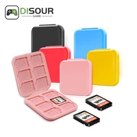 disour 12 in 1 game card case for nintend switch lite ns oled switch game holder macaron colors box for nintendo game storage