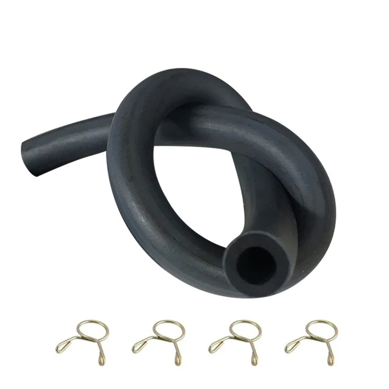 

094D Motorcycle Hose Petrol Fuel Line Hose Gas Oil Pipe Tube Gasoline Fuel Filter Line Clamp for Dirt Bike ATV Moped Scooter