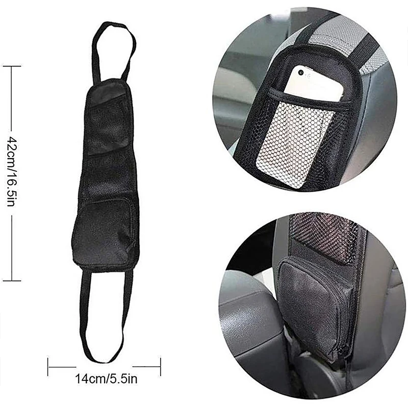 Органайзер на сиденье автомобиля подвесная сумка для хранения боковом сетчатый