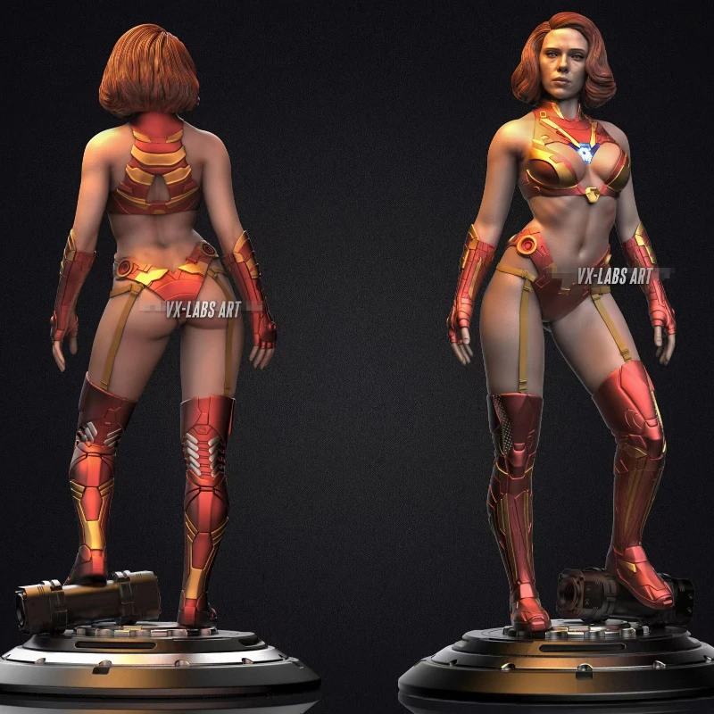 Фигурка черная вдова из смолы масштаб 1/24 75 мм