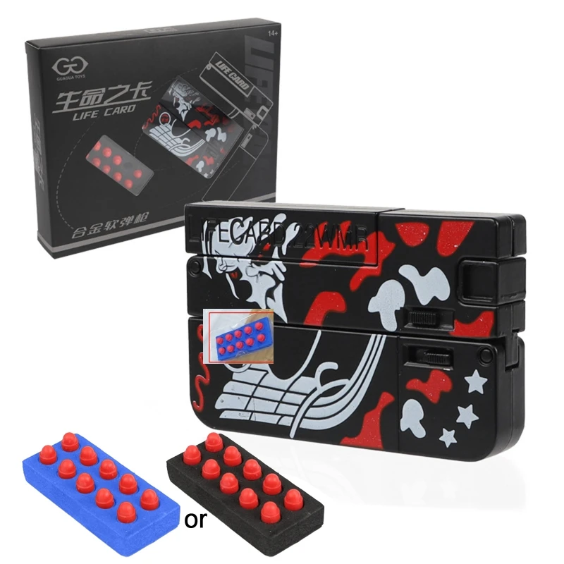 

Shooting Guns Toy Foam Blaster Realistic Battle Game Supplies Air Powered Rival Round Game Safety EVA-Bullets Men’s Toy 2022 New