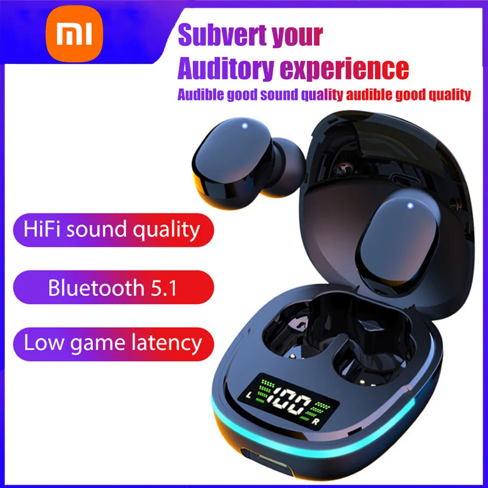 

Xiaomi G9S TWS Wireless Headphones LED Display Earbuds Fone Bluetooth Headset Noise Reduction Touch Control Earphones With Mic