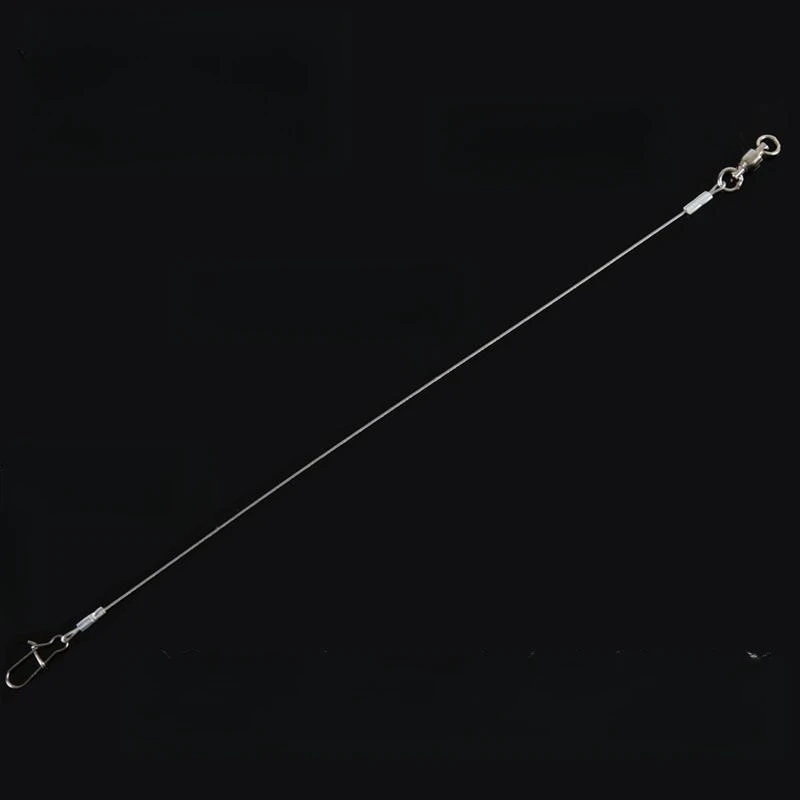 Рыболовная леска HeyLure из нержавеющей стали 27 см 5 шт. с вертлюгом и защелкой