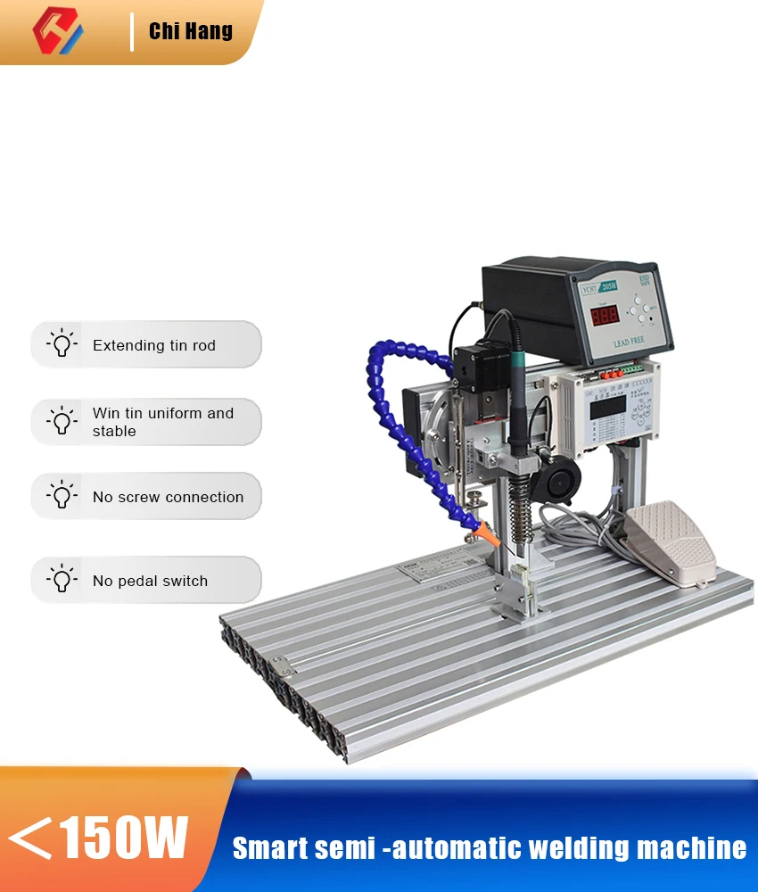

Semi-automatic Electric Induction Soldering Machine Foot Operated Spot Welding Machine USB Data Line Head Resistance Capacitor