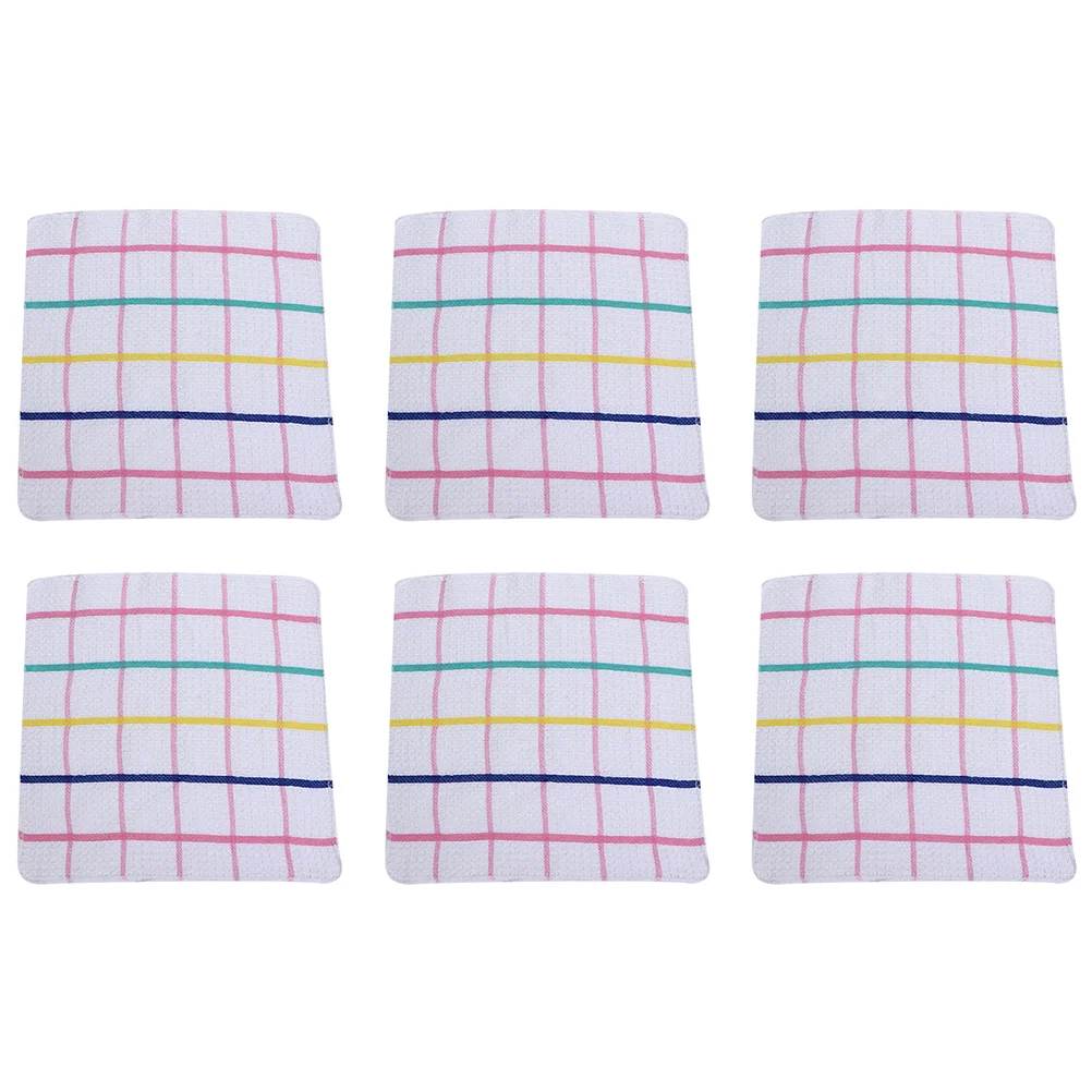 

8pcs Dish Washing Cloth Non-oily Cleaning Dishcloth Kitchen Square Dishcloth