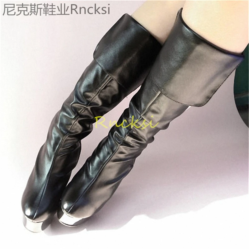 Новинка осенне-зимние ботинки на толстой подошве 15 см для танцев шесте с поднятой