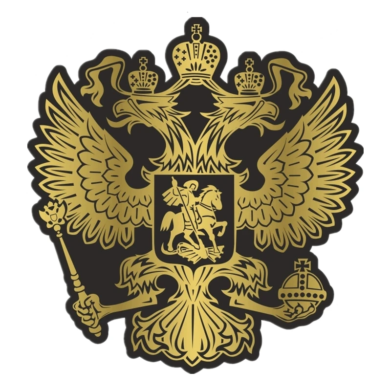 

10 см/15 см самоклеящаяся наклейка с национальным гербом России