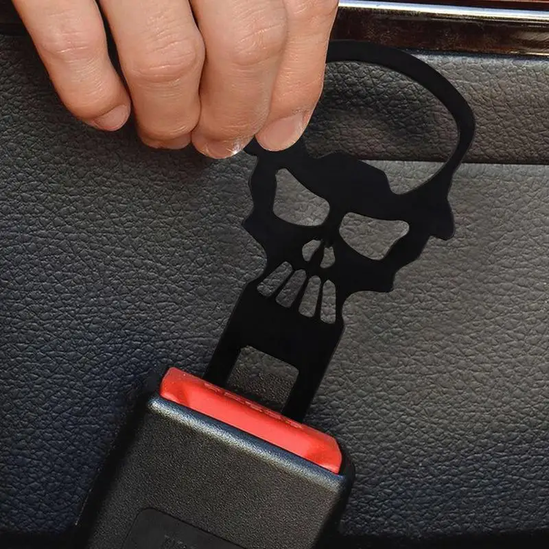 

2 Pcs Seat Belt Clips Suitable For Most Cars Autos Parts Multifunctional 4-in-1 Keychain Bottle Opener Birthday Gift For Father