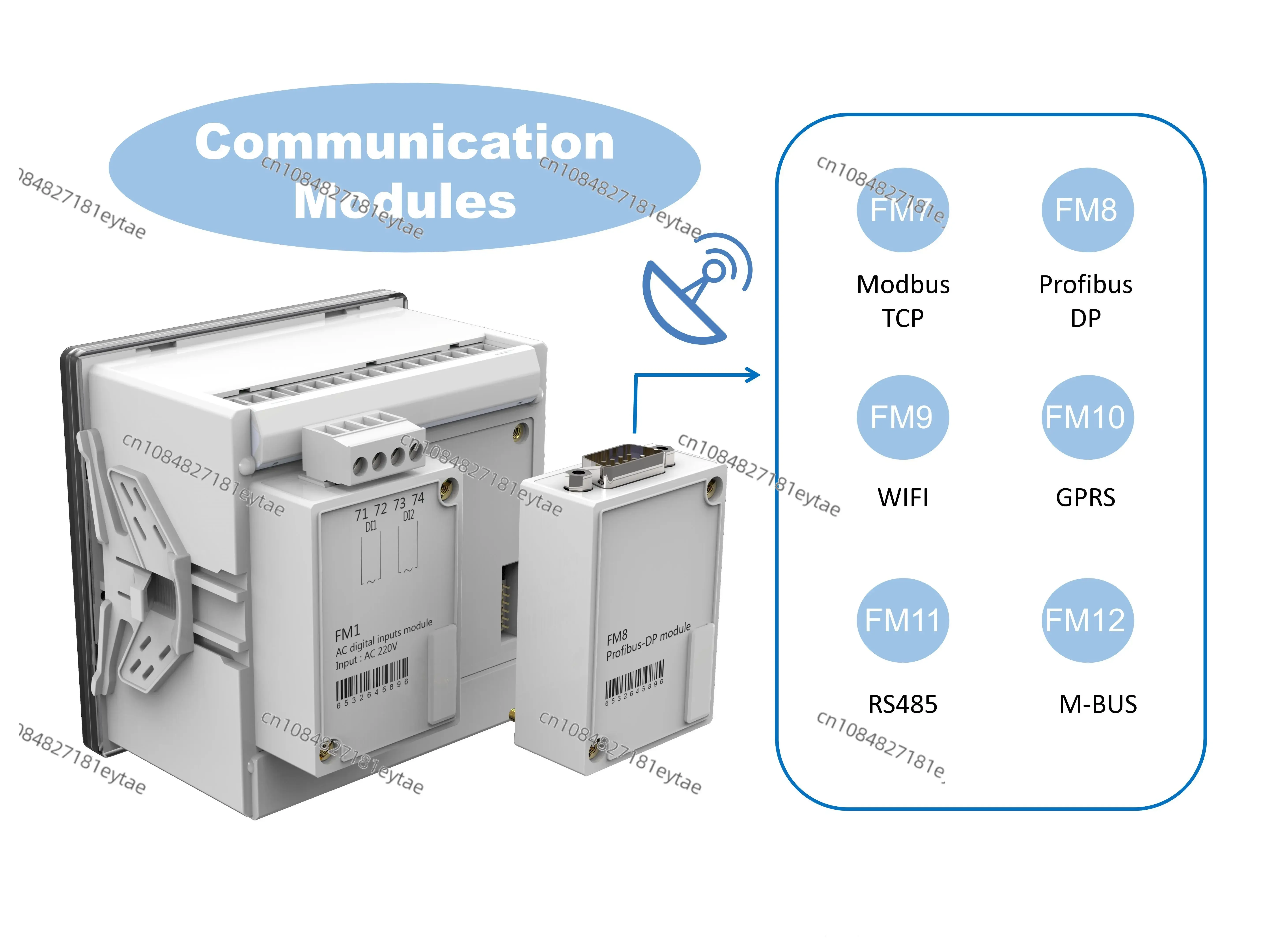 Цифровая сеть RS485 TCP/IP M-bus BACnet 0 2S многофункциональный анализатор мощности PQM