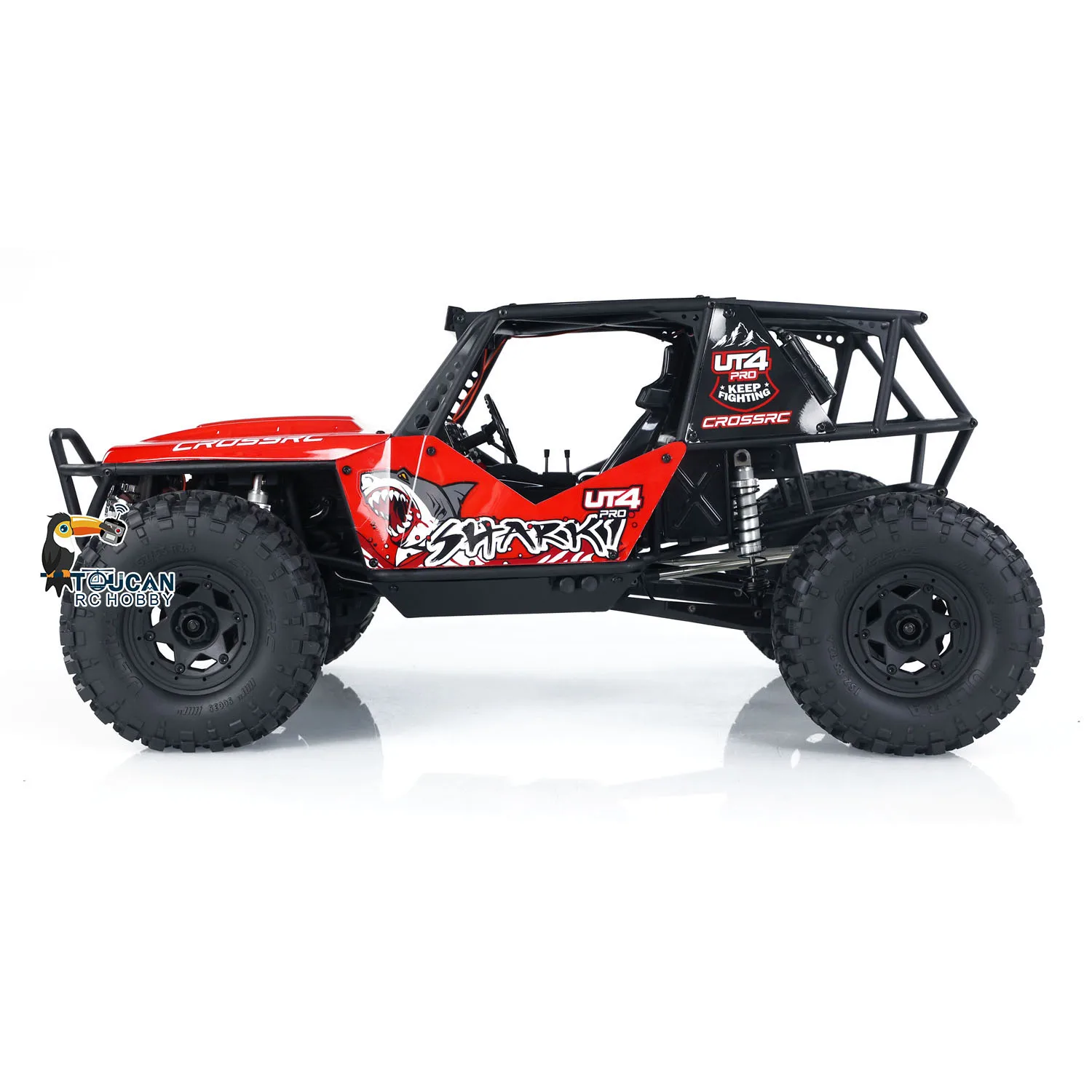 CROSSRC 1/7 RC Car Rock Crawler UT4 Pro Tiger Shark