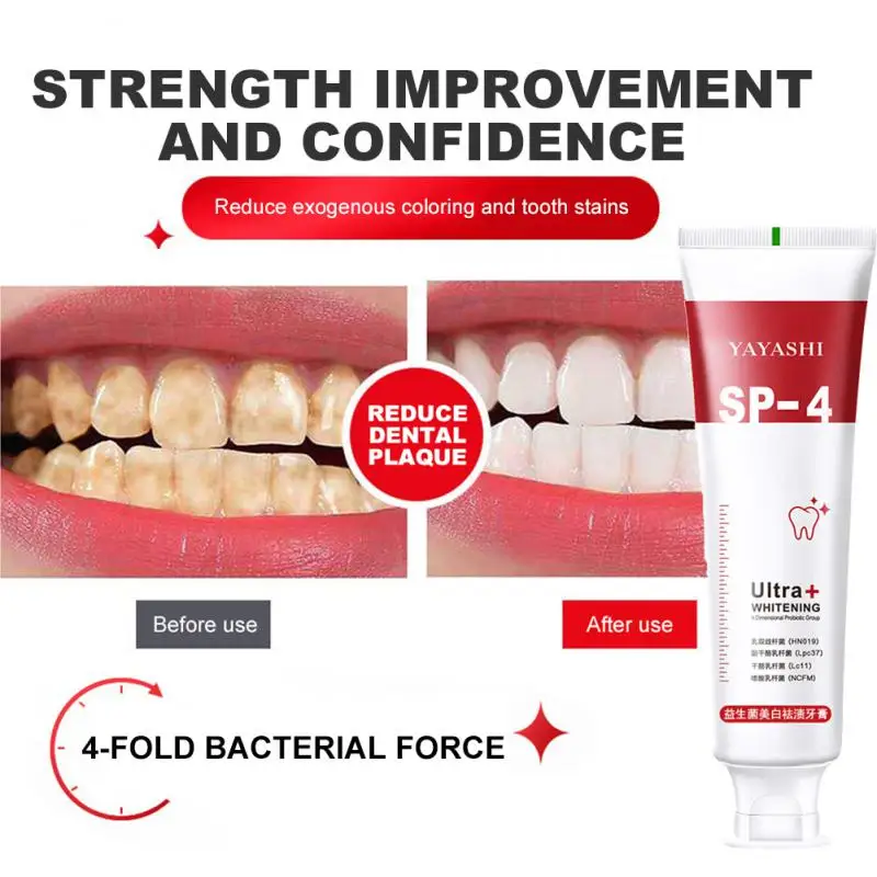 

Probiotic Toothpaste Of Teeth Whitening Repair Of Cavities Caries Removal Of Plaque Stains Decay Repair Teeth Treating Calculus