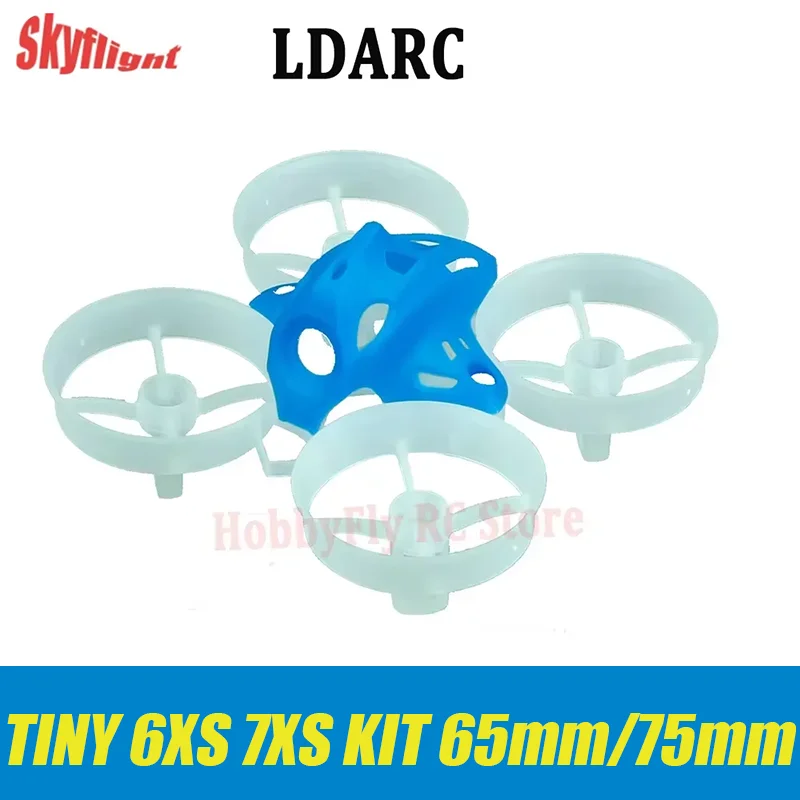 LDARC TINY 6XS 7XS KIT 65 мм/75 мм матовая рама с колесной базой для двигателя 716/820 FPV Racing Drone RC