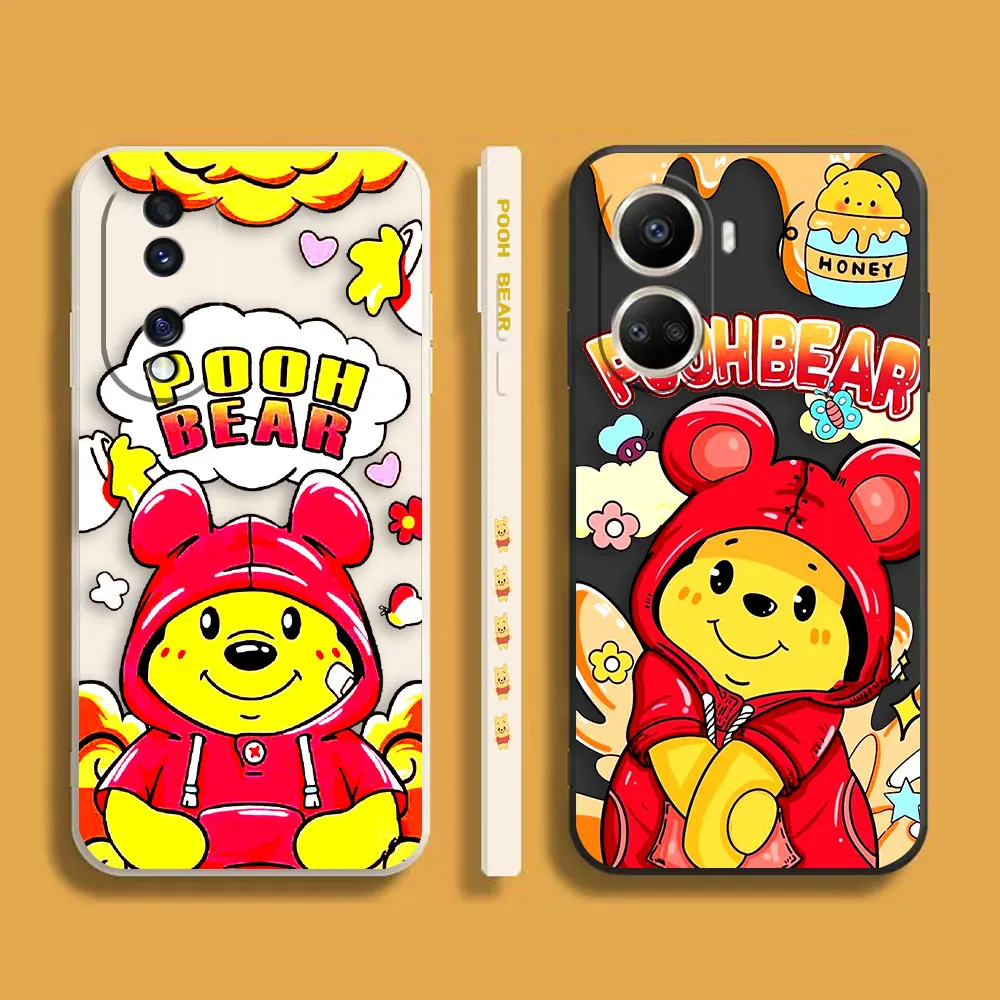 Забавный чехол для телефона P-Pooh B-Bear Huawei NOVA 9 8 7 6 5I 5 4 3 3I 2 SE Y70 Y7 Y9 2019 PRO PLUS