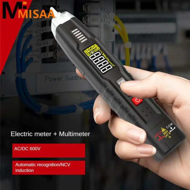 

Интеллектуальное измерение емкости мультиметра есть индикаторы и звуковые подсказки. Интеллектуальный мультиметр в виде ручки