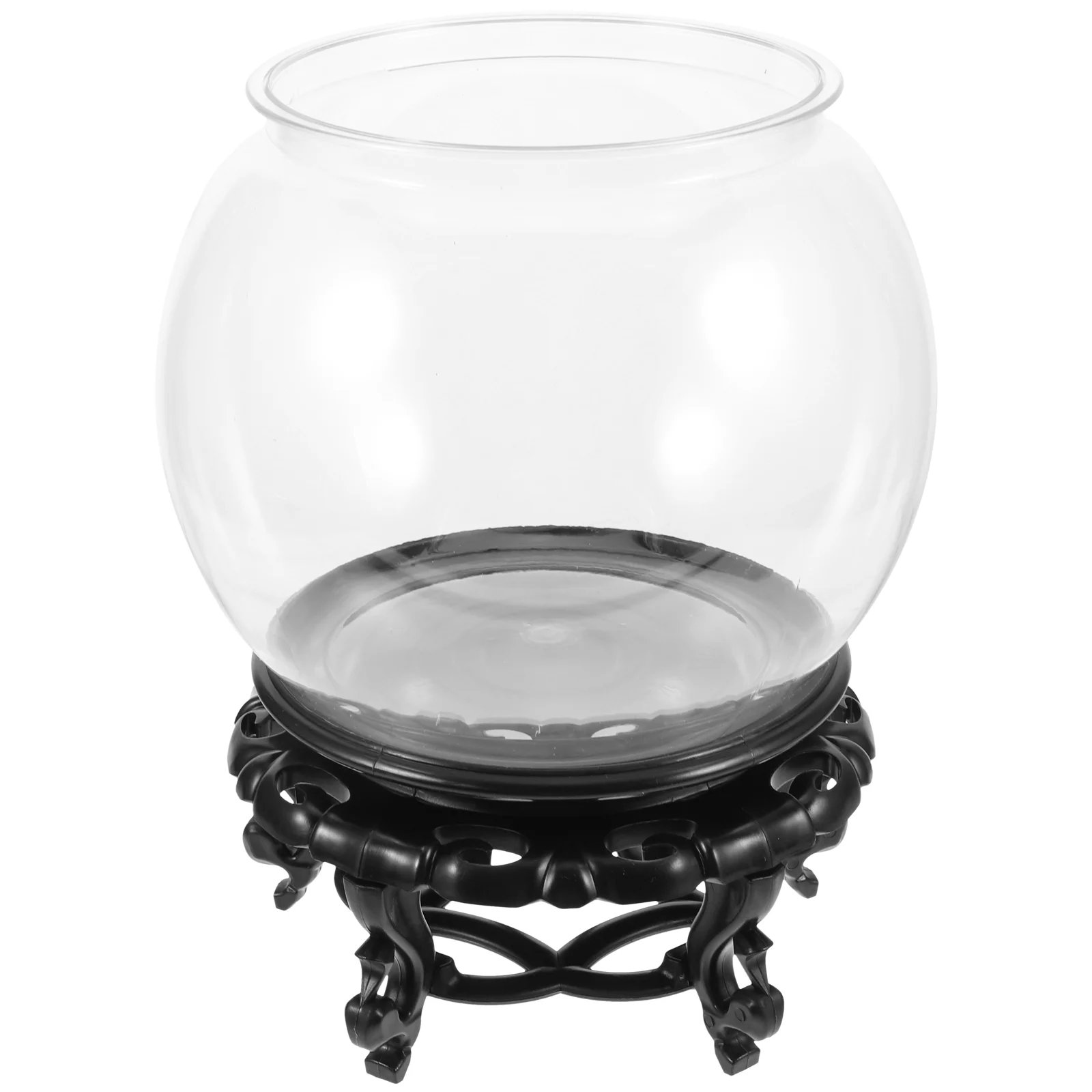 Маленький аквариум для золотых рыбок пластиковый легкий черепаха прозрачный