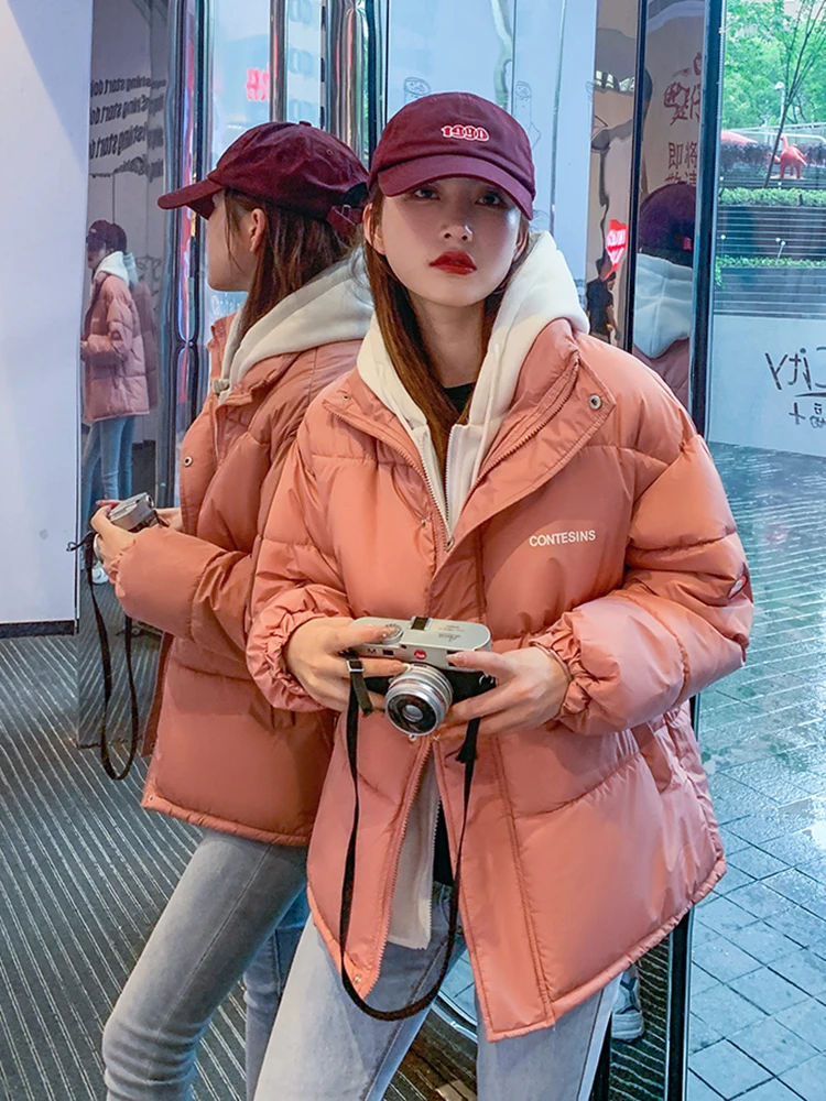 AOSSVIAO Down jacket female quilted jacket oversize in the new student winter coat women winter jacket for women Hooded Parkas