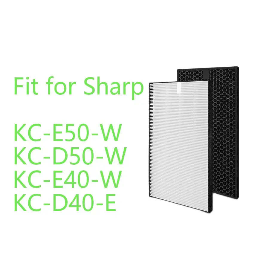 

Фильтр HEPA и угольный фильтр для Sharp KC-D40 KC-D50 KC-D40Y KC-E40-W KC-E50-W KC-F50-W