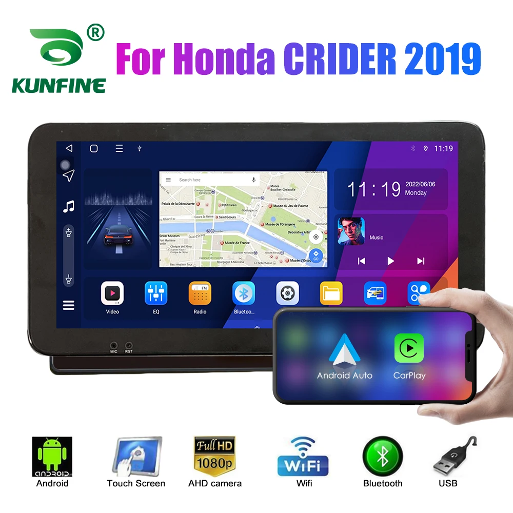 

10.33 Inch Car Radio For Honda CRIDER 2019 2Din Android Octa Core Car Stereo DVD GPS Navigation Player QLED Screen Carplay