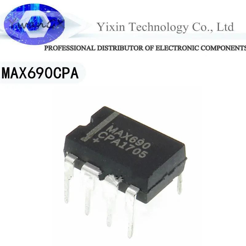 

5pcs max690 max690cpa max690epa DIP8 pin new monitoring circuit chip in-line IC