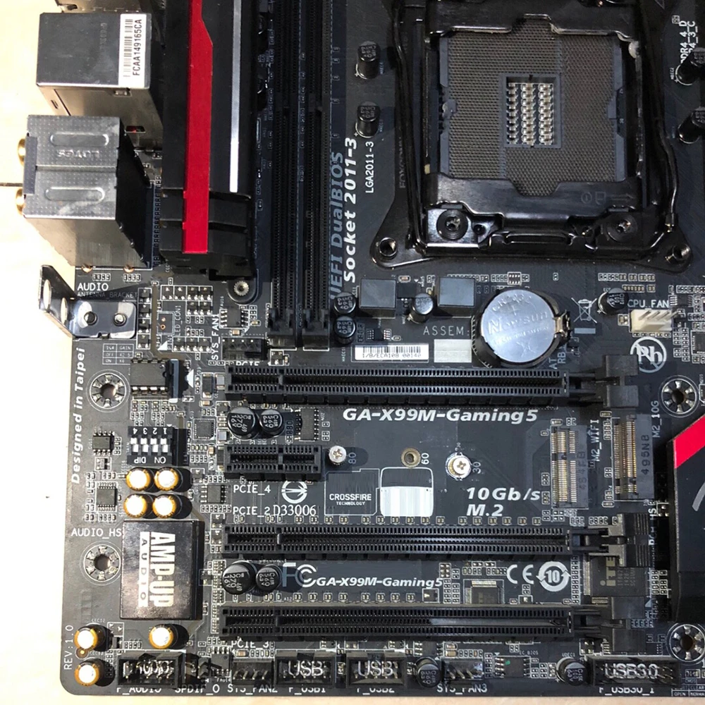 X99 GA-X99M-Gaming 5 для Gigabyte X99M-Gaming LGA2011-3 Core i7 процессоров DDR4 64GB Micro ATX - Цена: 27237.21