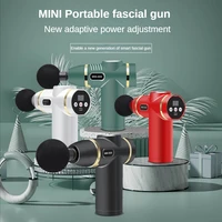 1set mini usb charging fascia gun vibration massage gun muscle relaxation massager portable fitness device sports guns electric
