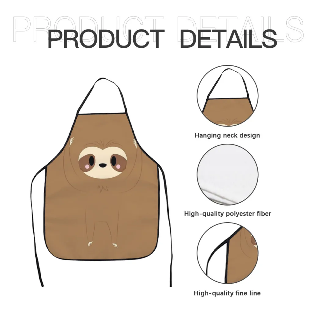 Кухонные фартуки Hugsies Sloth для женщин фартук бытовой уборки повара кулинарии