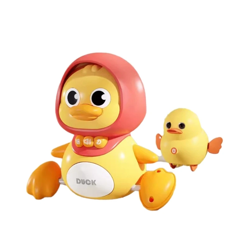 

Crawling Duck Toy Crawl Along Game Mom and Kid Duck for Infants and Toddlers