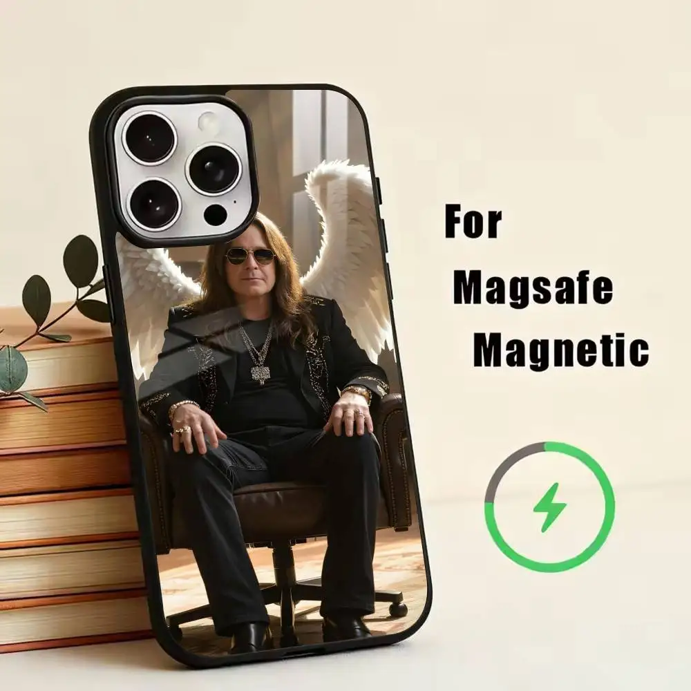 Фото Чехол для телефона DD-Rock Singer Ozzy Osbourne для iPhone 17, 16, 15, 14, 13, 12, 11 Plus, Pro, магнитный, для беспроводной зарядки Magsafe №5