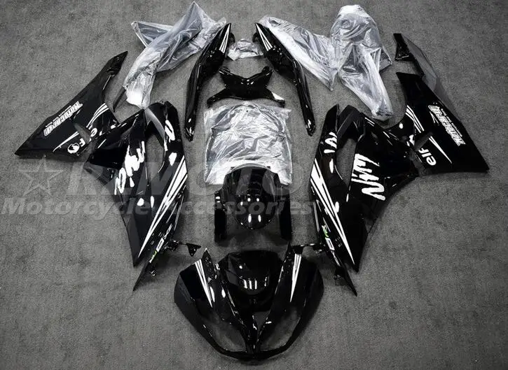

Injection New ABS Fairings Kits Fit For Kawasaki Ninja ZX-6R ZX6R 2009 2010 2011 2012 09 10 11 12 Bodywork Set Black White