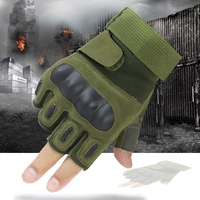 fingerless mens gloves military tactical gloves outdoor sports shooting hunting airsoft motorcycle cycling gloves half finger