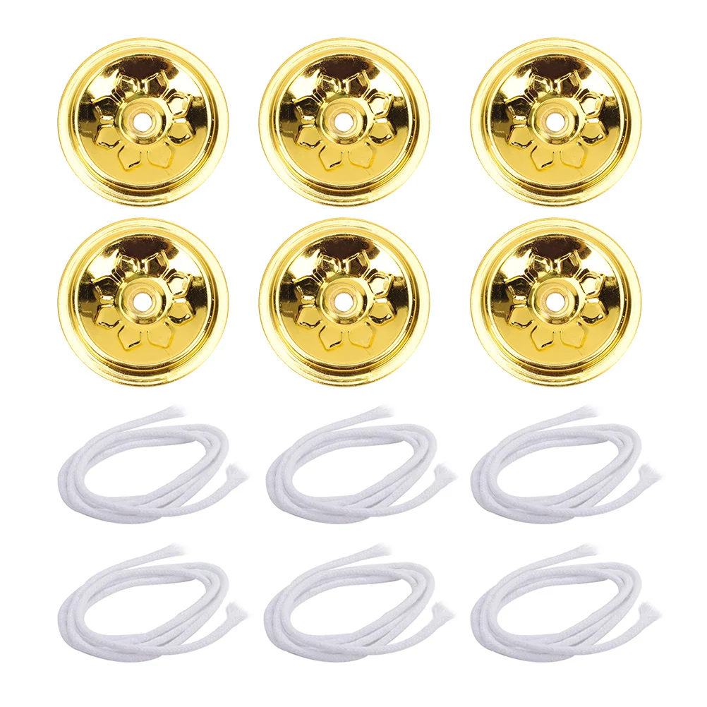 

Oil Float Wick Floating Holder Lamp Replacement Wire Round Fiber Burner Butter