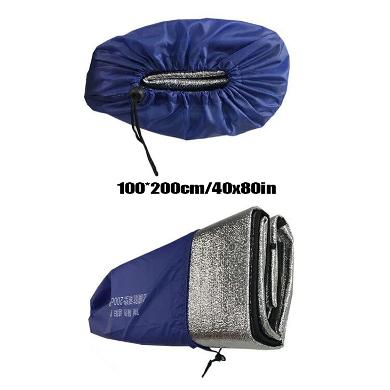 Водонепроницаемый туристический коврик из алюминиевой фольги складной