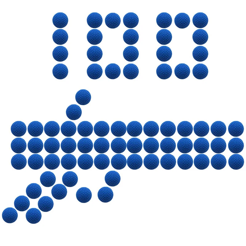 

100/200 Rounds for Nerf Rival Refill Rival Darts Toy Gun Bullets for Rival Nerf Toy Gun Ball Dart for Nerf Rival Apollo Zeus Gun