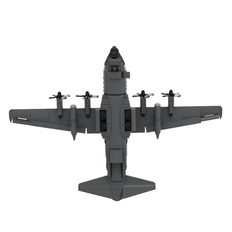 Moc строительные кирпичи модель военного истребителя Legacy C-130H Hercules 1:38