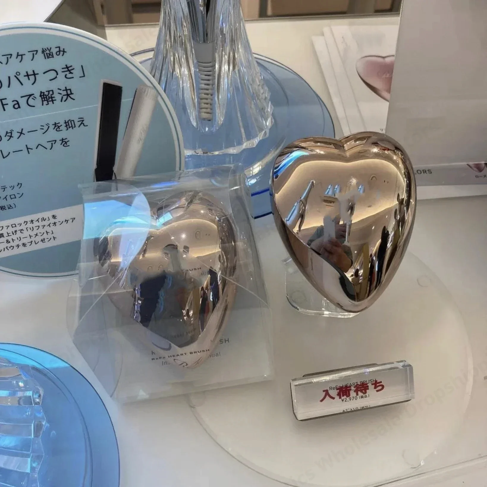 Щетка для волос в форме сердца маленькая дорожная щетка распутывания