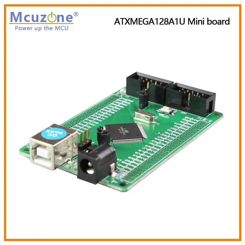 ATXMEGA128A1U мини-плата 8 * UART микрочип PDI JTAG загрузка USB без эмулятора 100pin GPIO