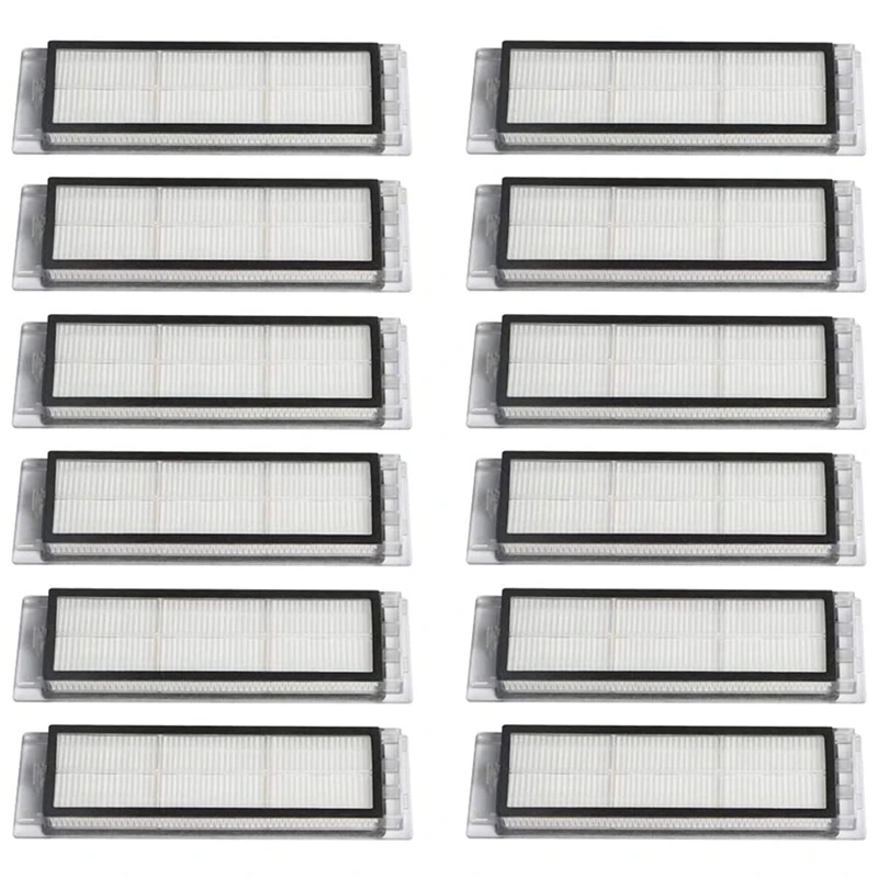 

12 Pack Hepa Filters Replacement For Xiaomi Roborock S50 S51 S55 S5 S6 Vacuum Cleaner Spare Parts