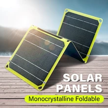 Outdoor powerful flexible Solar Panel 5v 21w Portable battery mobile phone charge PD QC 3.0 9V 12V For USB A C cells Power bank 