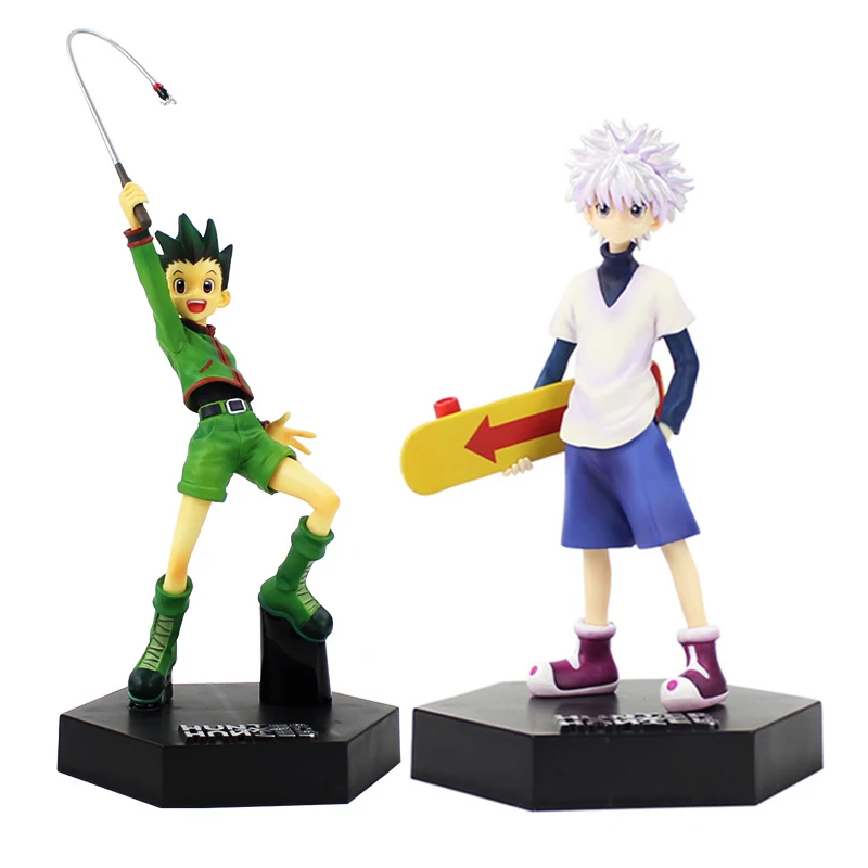 

Anime FigurHunter X Huntere Kurapika Action Figures Hisoka Figurine Kulolo Lushilufelu Figurine PVC Collection Model Toys Gifts