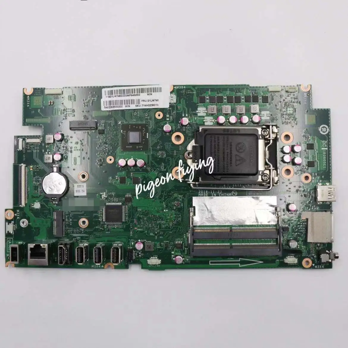

for Lenovo Ideacentre A340-24ICB All-in-One Laptop Motherboard R530 2GB E0C10 LA-H011P 100% Test Ok