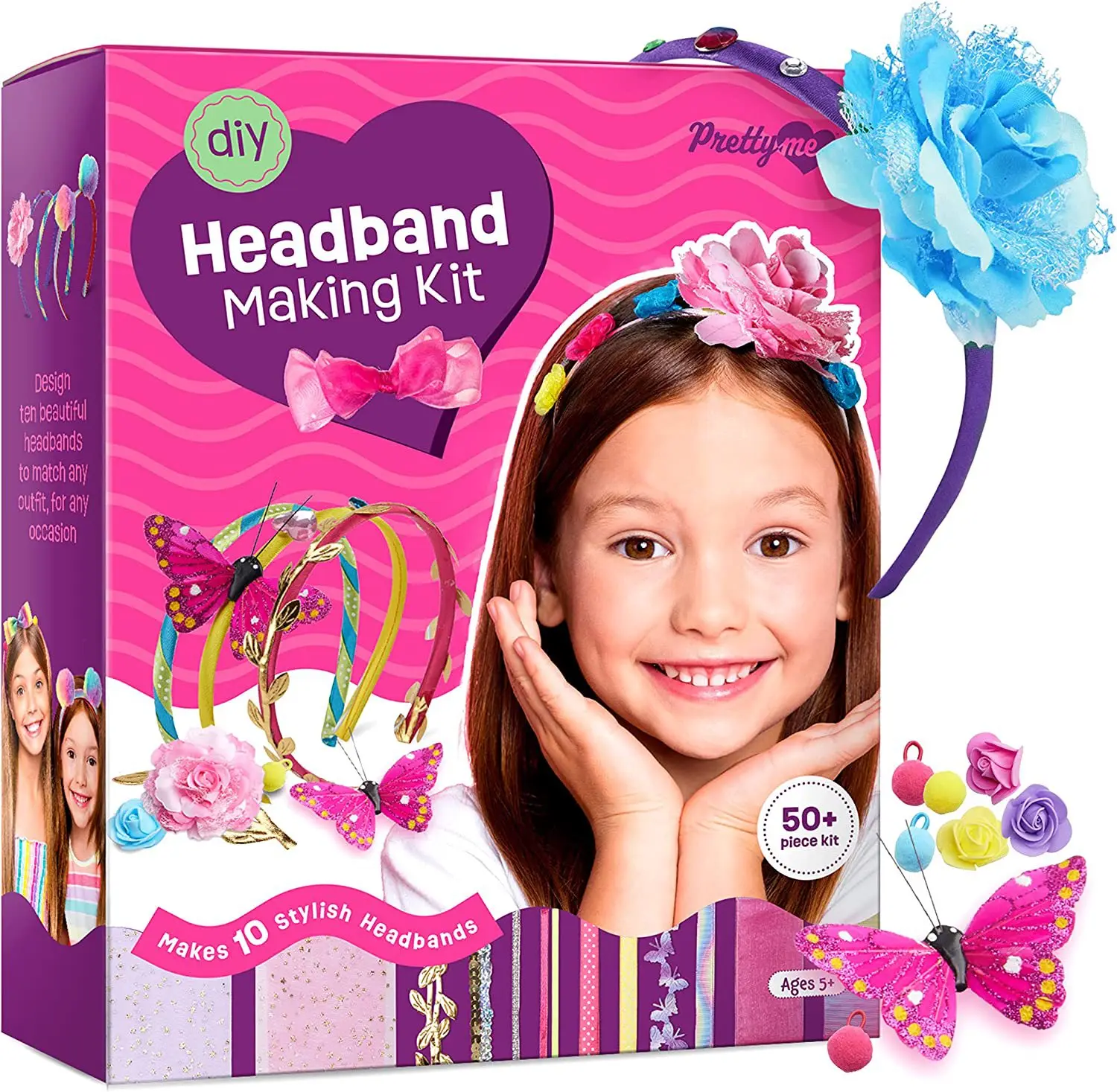 

Cross-border Children Diy Headband Set Handmade Hair Clip Design Materials For Girls Birthday Gift Package