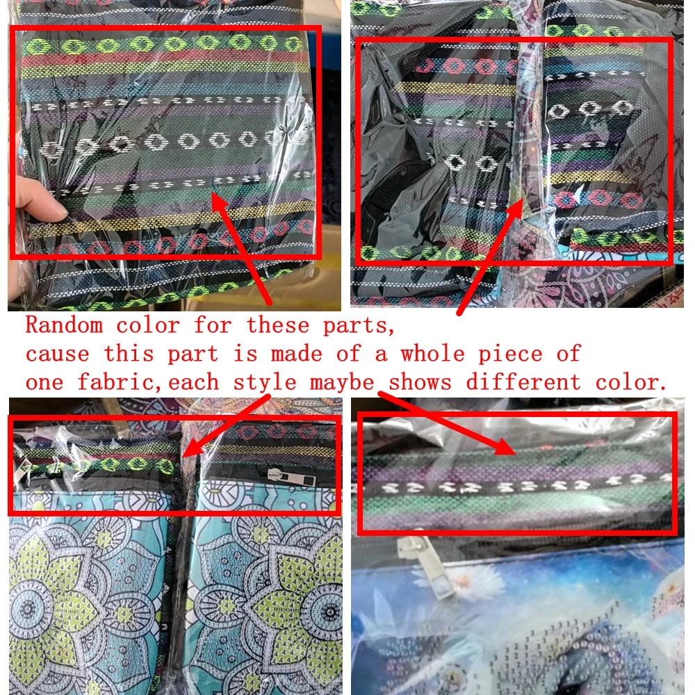 DIY Mandalha Diamond Painting Сумка Через Плечо Для Женщин Со Съемным Ремешком Холщовая На С