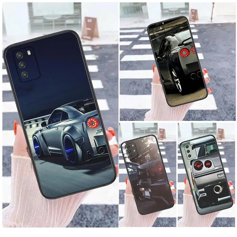 Черный автомобиль R34 для LG Harmony 4 K31 K51 X Power 2 Q Stylo 5 6 V60 ThinQ 5G черный футляр Силиконовая