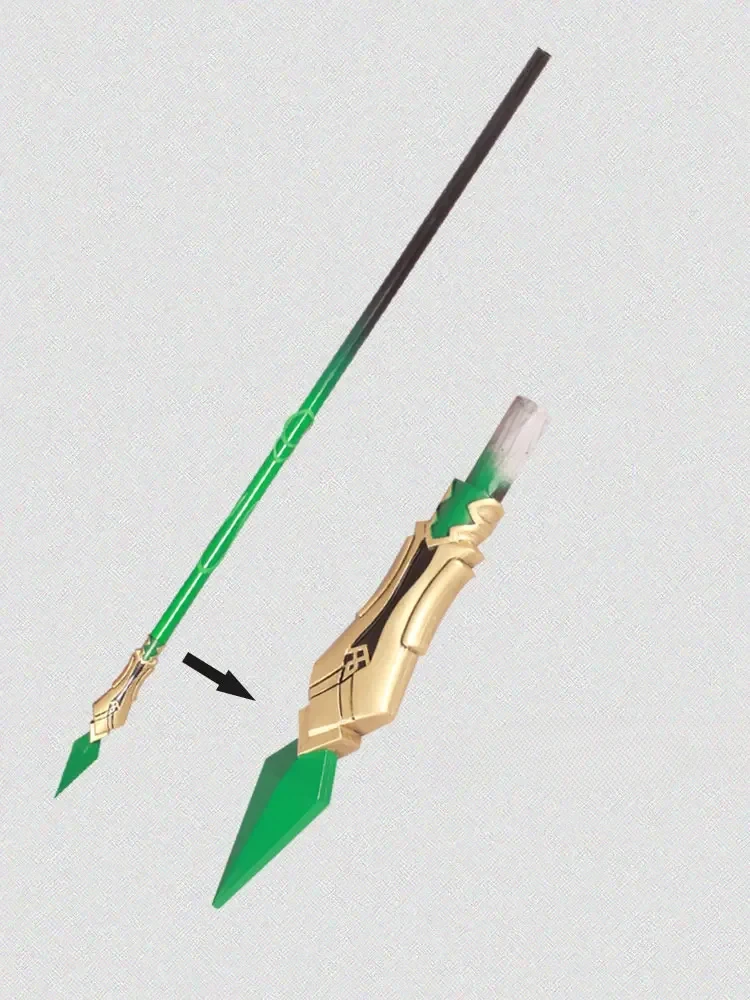 Genshin Impact Xiao Косплей копье реквизит изначальный нефрит крыло-копье оружие для
