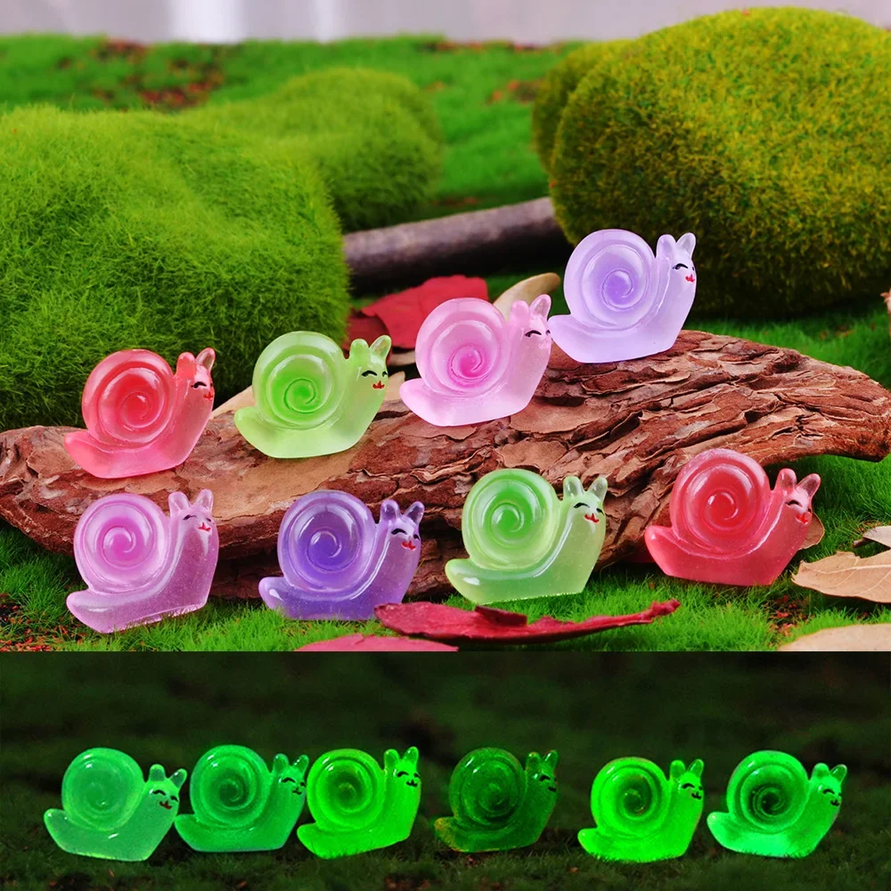 Миниатюрные светящиеся улитки для сада 50 шт