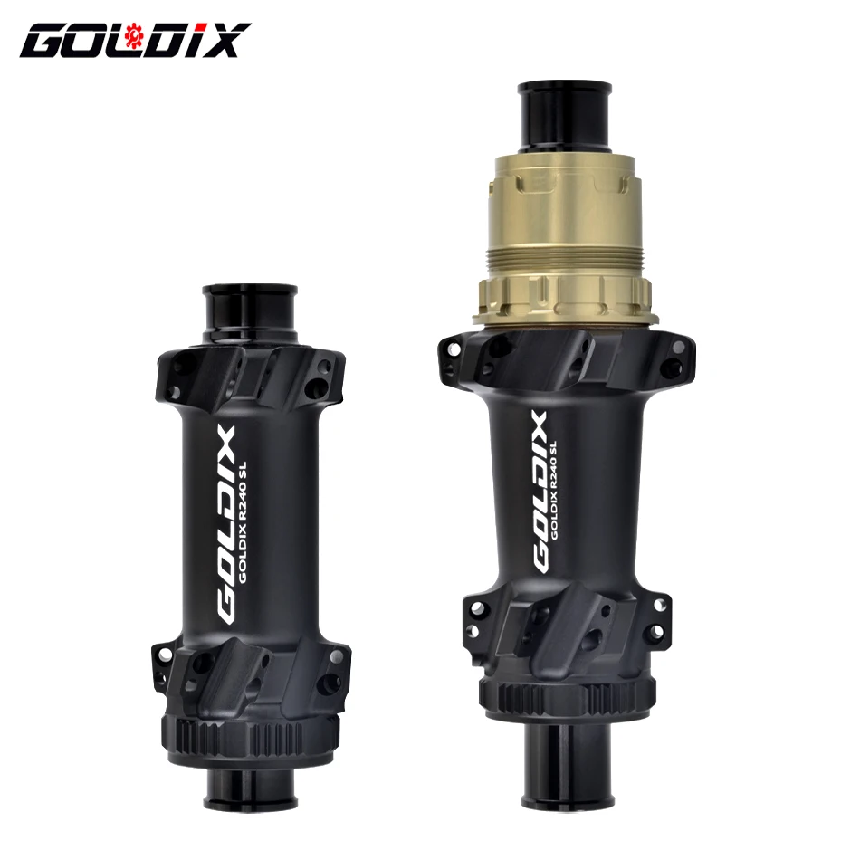 

GOLDIX R240SL Road bike/Gravel Bicycle Hubs Center Lock Brake 24 Holes Straight Pull Spoke 60T Ratchet Structure for 11/12 Speed