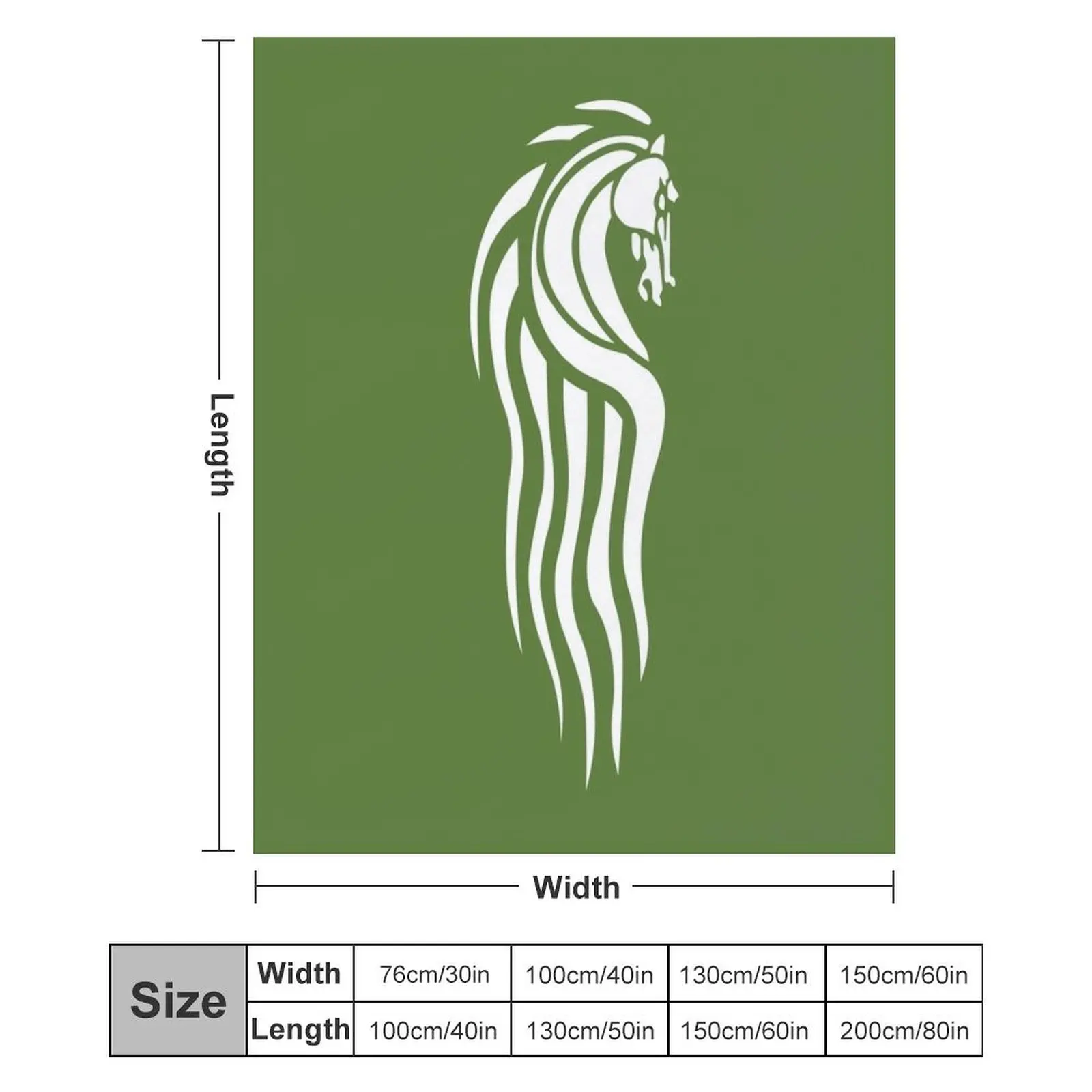 Одеяло с лошадью Рохана декоративные кровати для волос теплые зимние одеяла
